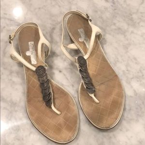 Chanel coin sandals